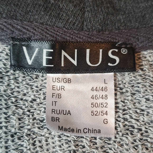Venus size Large charcoal gray workout top *excellent condition* - Picture 8 of 10
